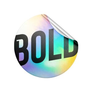 Holografische stickers bestellen