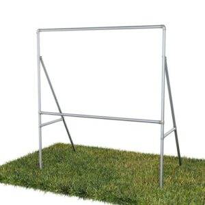 Vrijstaand buizenframe voor spandoek